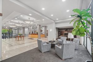 The Victor lobby