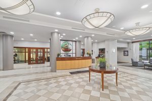 The Victor lobby